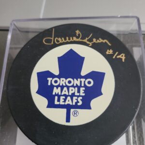 DAVE KEON AUTOGRAPHED TORONTO MAPLE LEAFS PUCK at 's Sports
